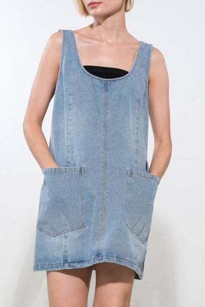 lylah dress - denim