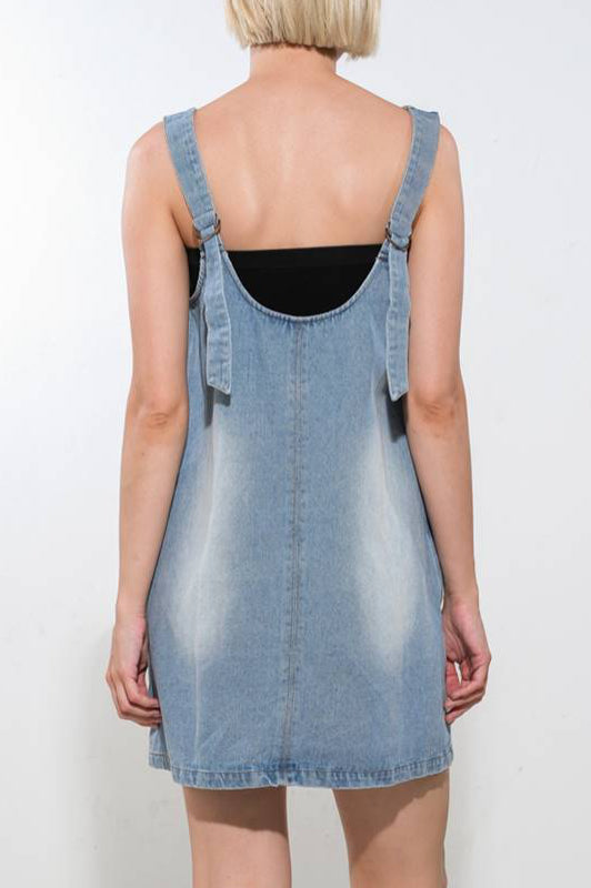 lylah dress - denim