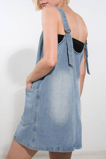 lylah dress - denim