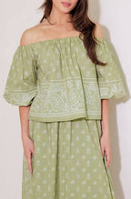 lettie top - sage (FINAL SALE)