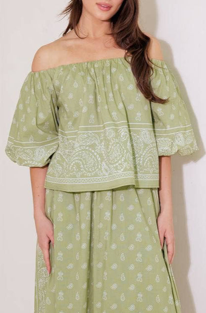 lettie top - sage