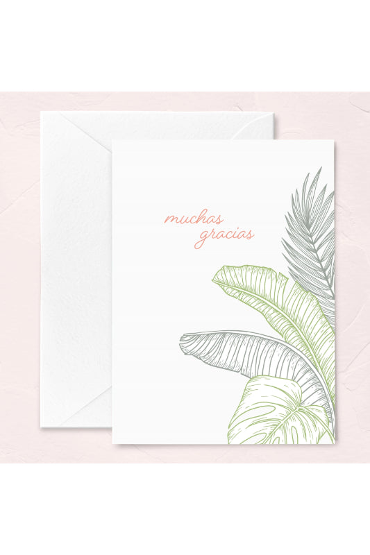 muchas gracias card