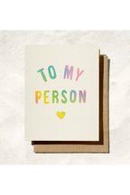 to my person