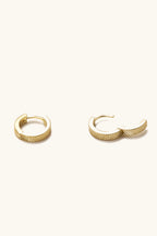 textured huggies - gold