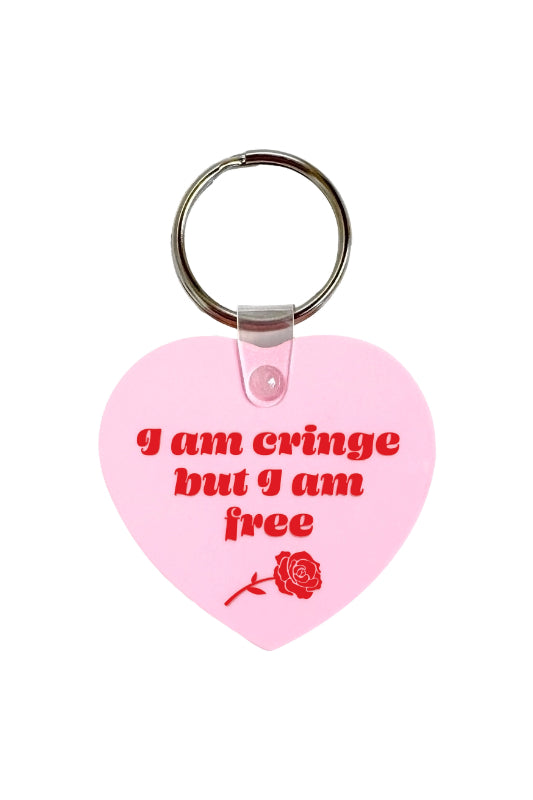 I am cringe keychain