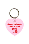I am cringe keychain