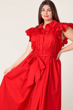 cecilia dress - red (FINAL SALE)