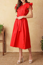 cecilia dress - red (FINAL SALE)