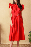 cecilia dress - red (FINAL SALE)