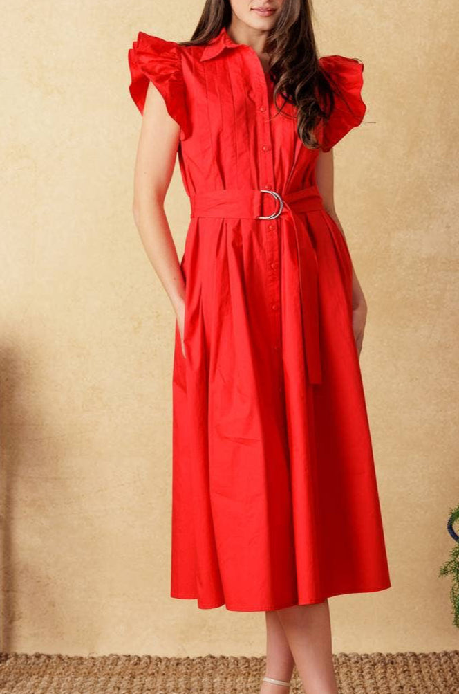 cecilia dress - red (FINAL SALE)