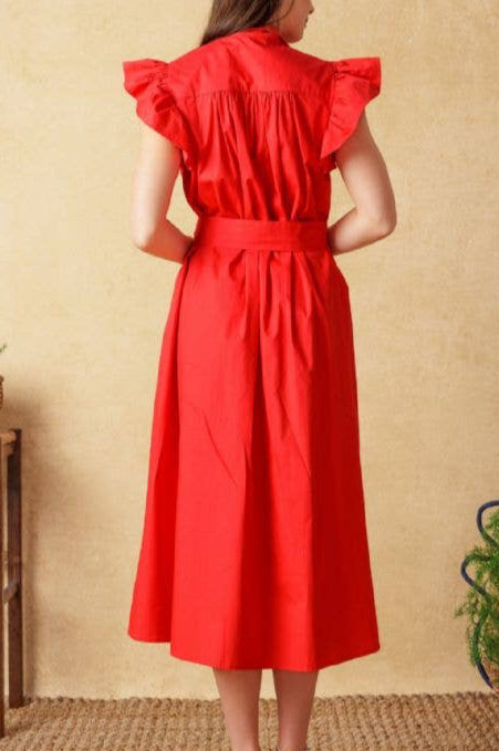 cecilia dress - red (FINAL SALE)