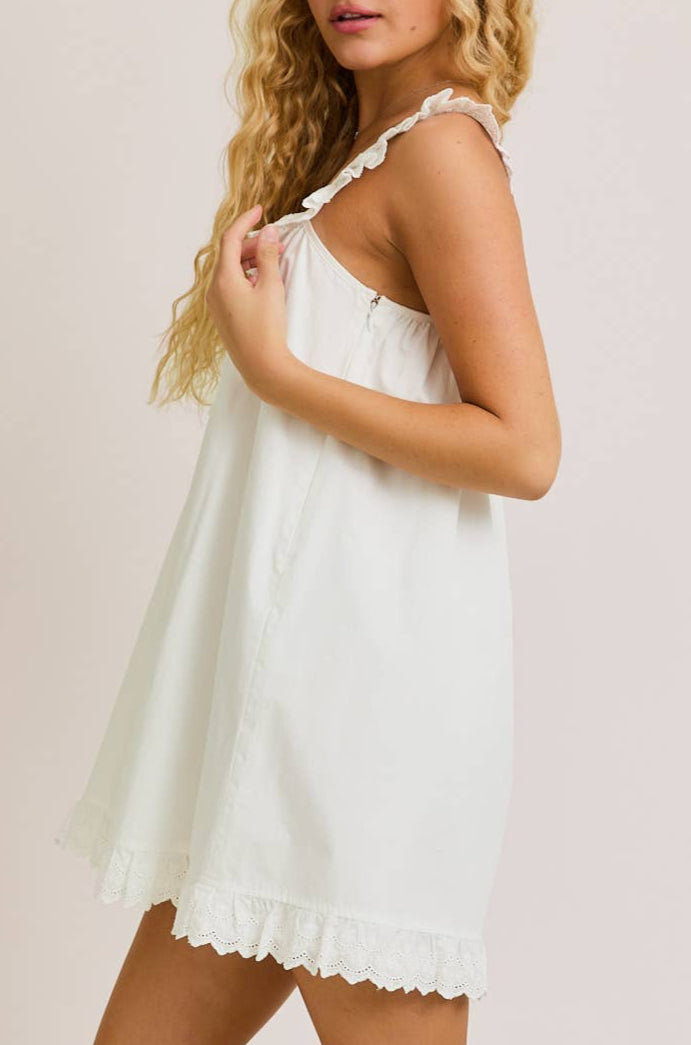 hannah dress - white (FINAL SALE)