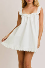 hannah dress - white (FINAL SALE)