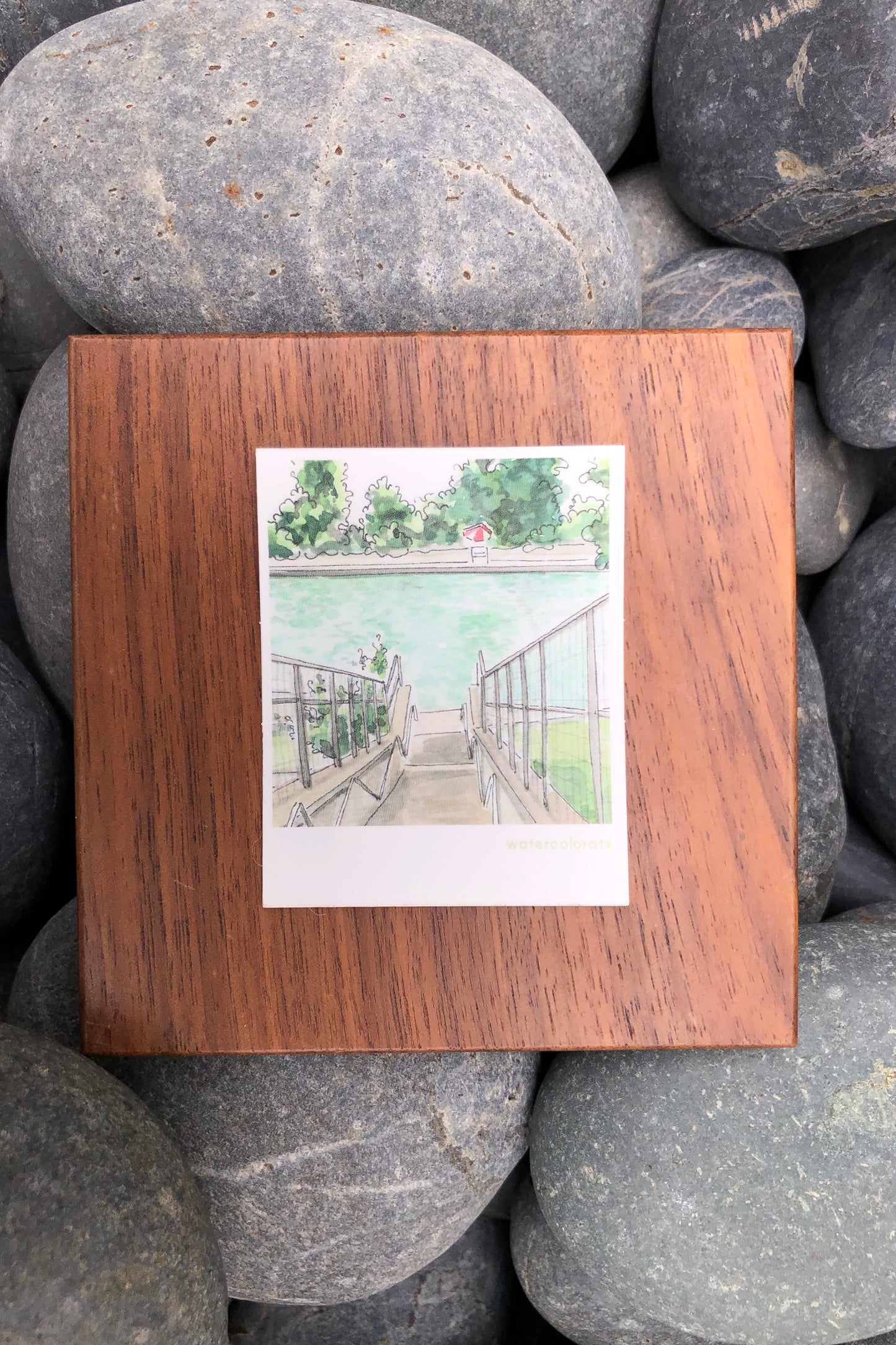 deep eddy polaroid sticker