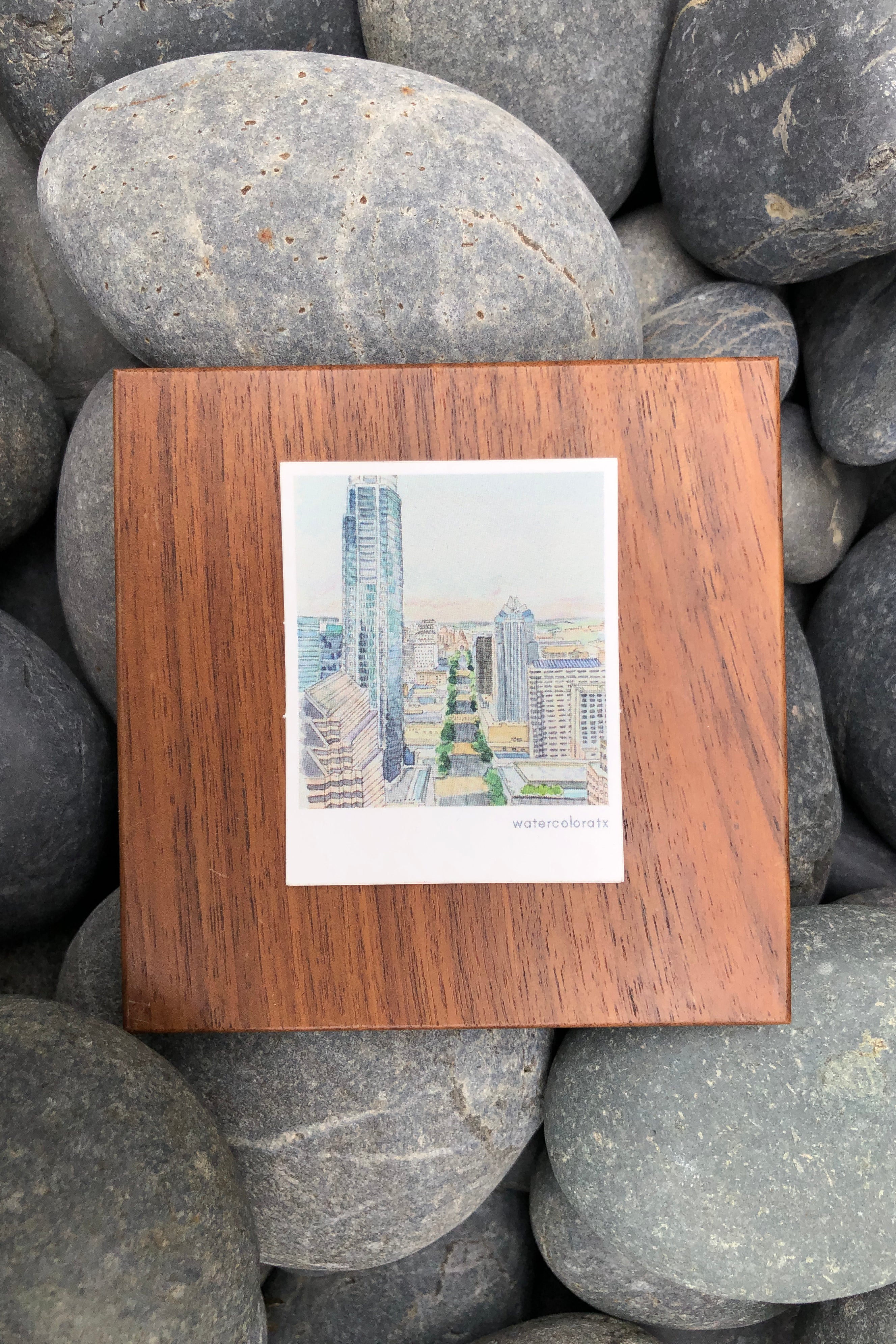 pastel downtown polaroid sticker