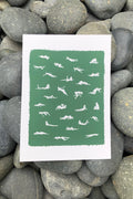 ways to lay in the grass art print