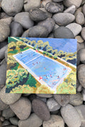 austin deep eddy swimming pool print | el baker