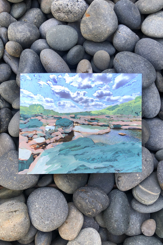 pedernales falls texas state park print | el baker