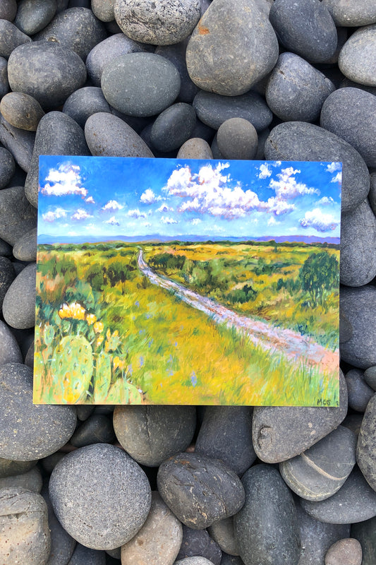 texas hill country prickly pear print | el baker x mcseaborne art