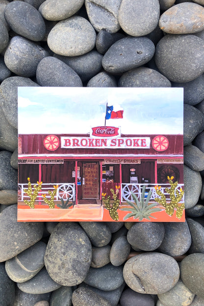 broken spoke print | el baker