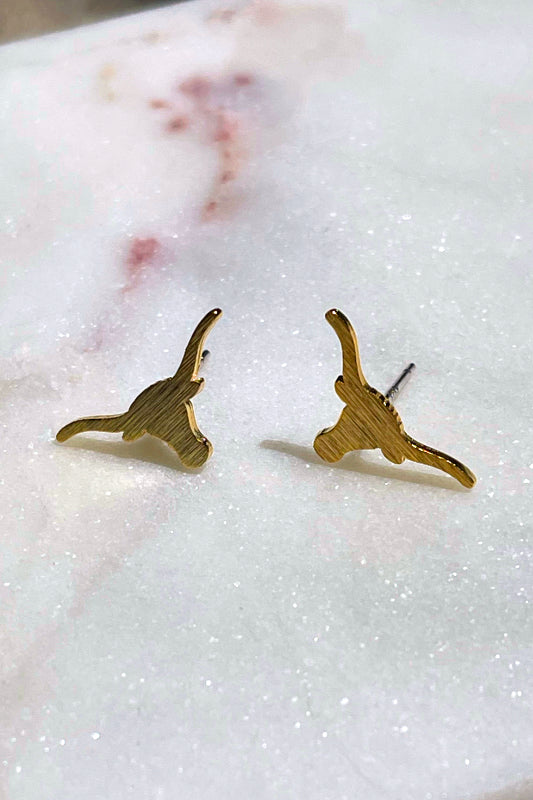 longhorn earrings