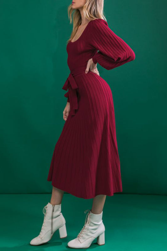 kerri dress - burgundy