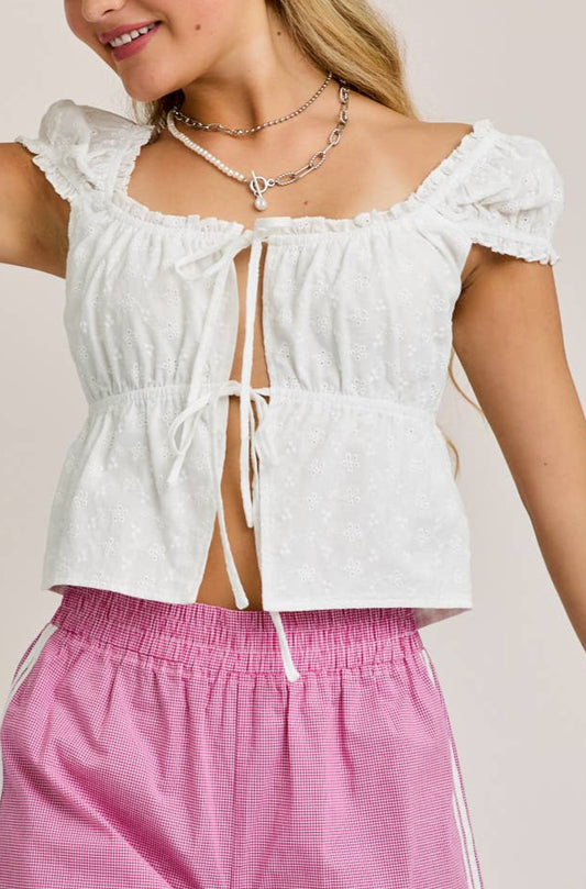 emily top -  white