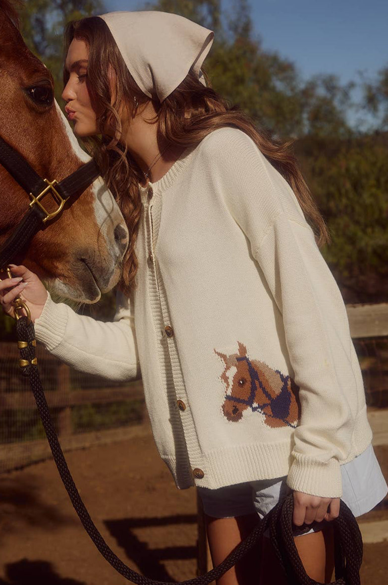 trigger cardigan - off white