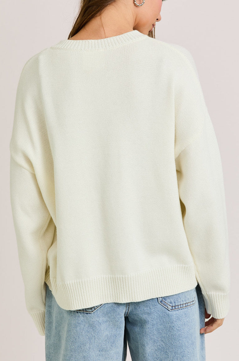 trigger cardigan - off white