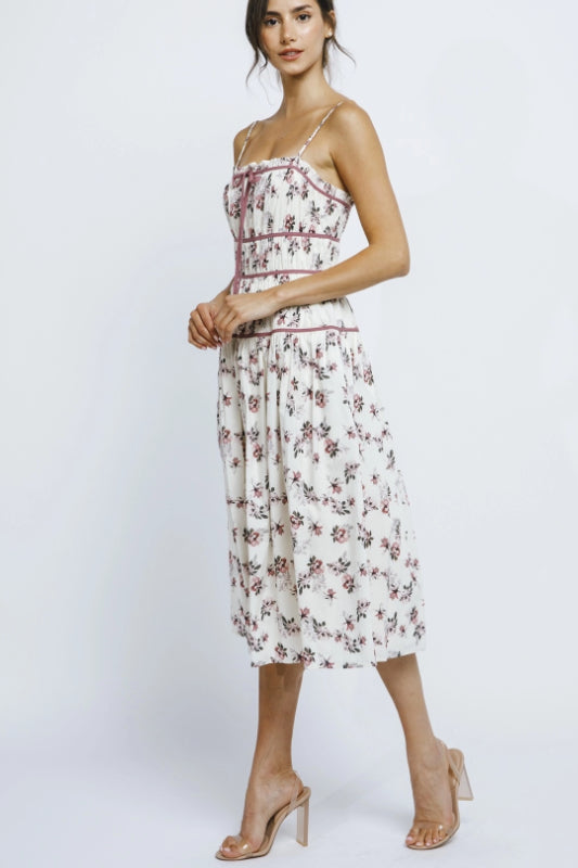 marlowe midi dress - mauve