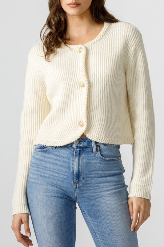 madison cardigan - cream