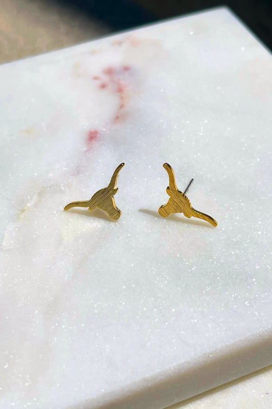 longhorn earrings