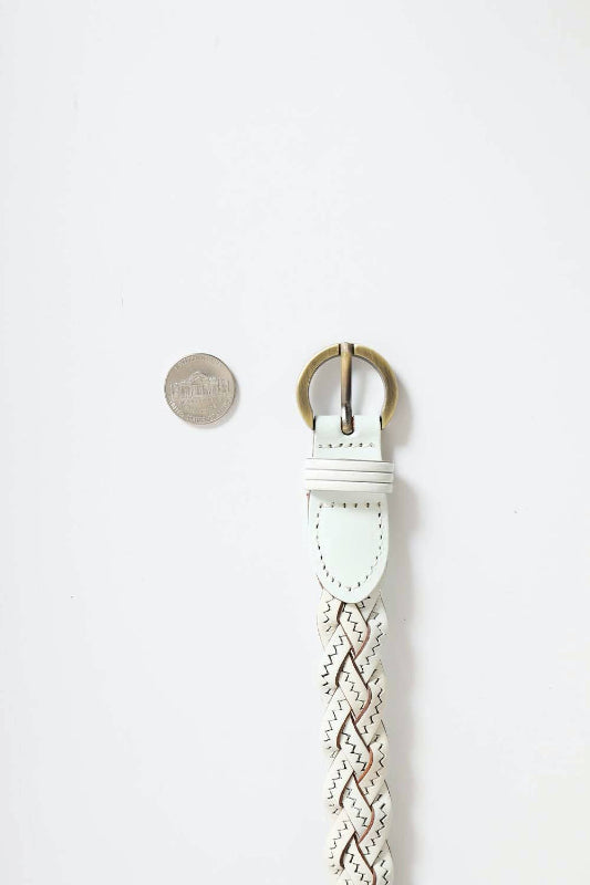 lena belt - white