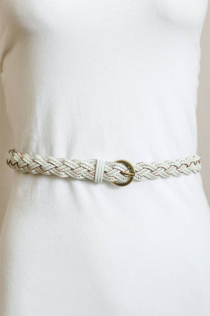 lena belt - white