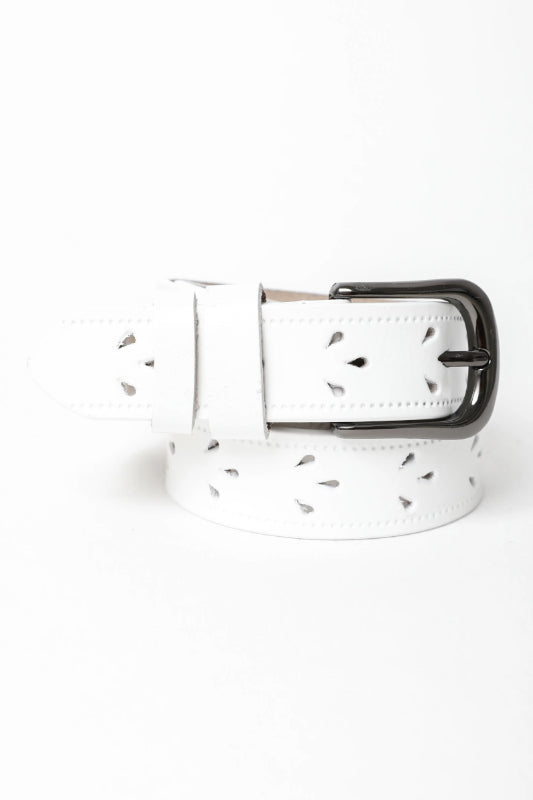 tate belt - white