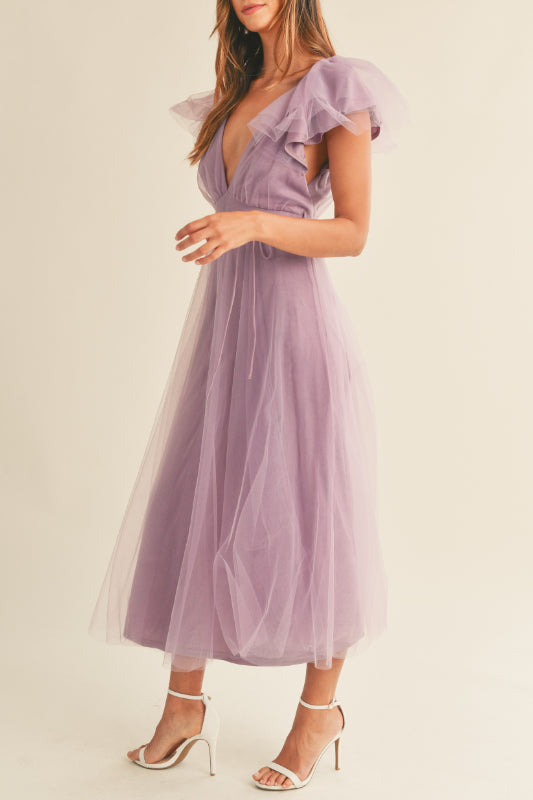 arya dress - lavender