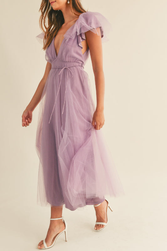 arya dress - lavender