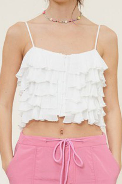 ella top - white