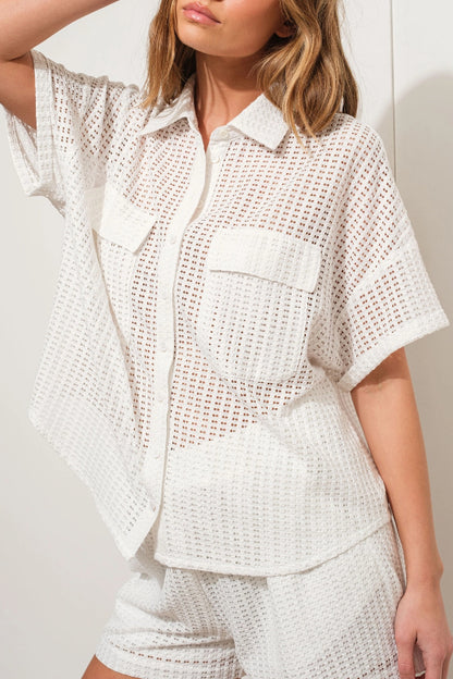 betty blouse - off white