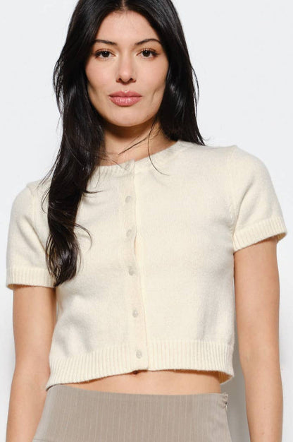 lucy cardigan - ivory