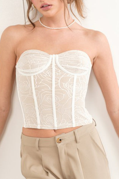 hailey corset - ivory