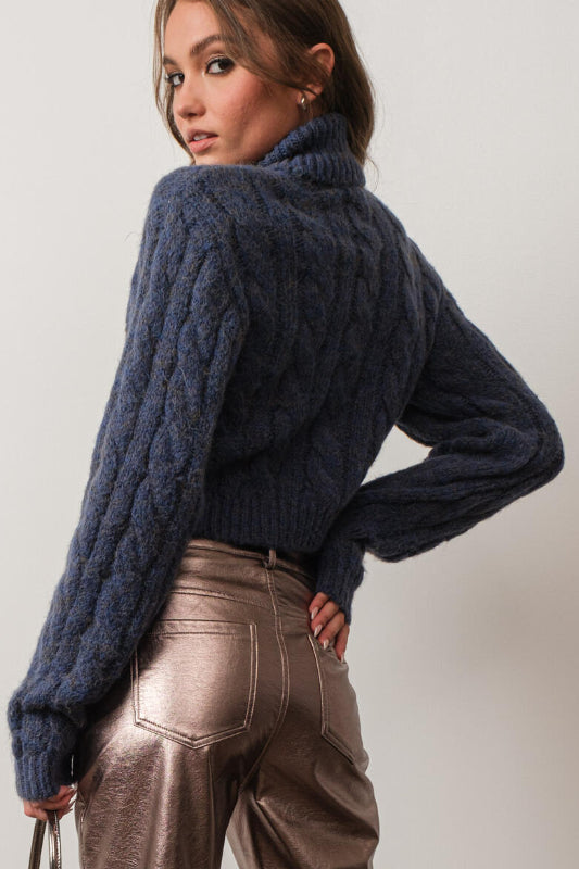 vera sweater - dark blue