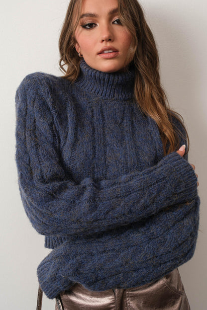 vera sweater - dark blue