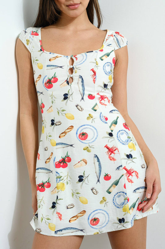 summer dress - white