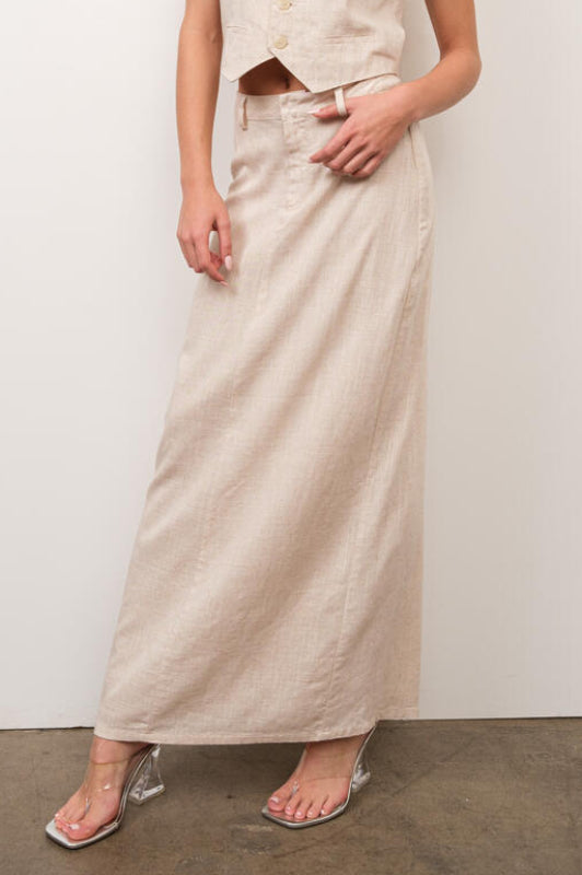 marcella skirt - natural (FINAL SALE)