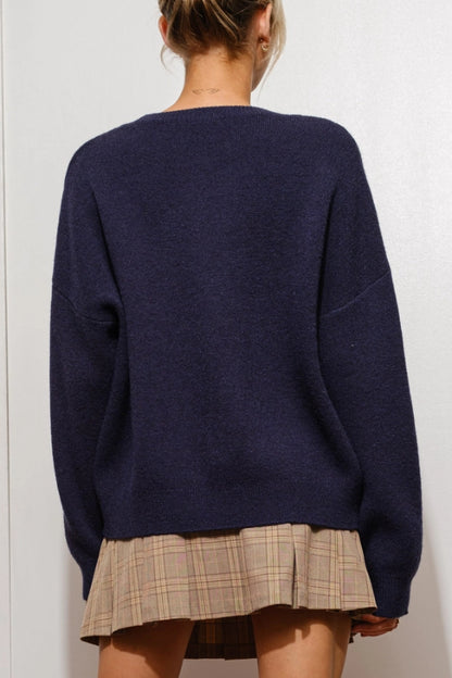 tomato sweater - navy