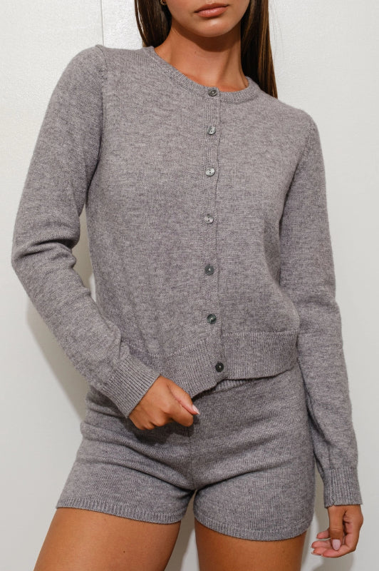 devyn cardigan - grey