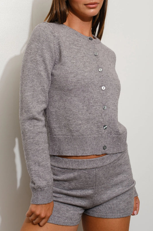 devyn cardigan - grey