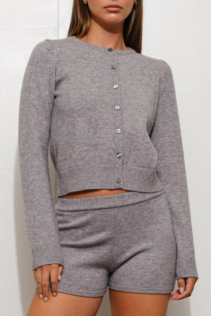 devyn cardigan - grey