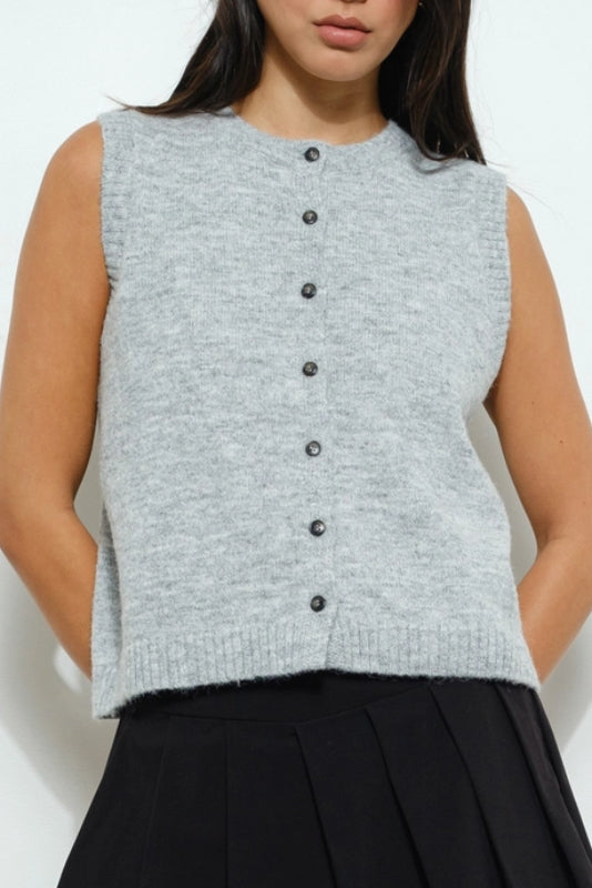 parker vest - heather grey